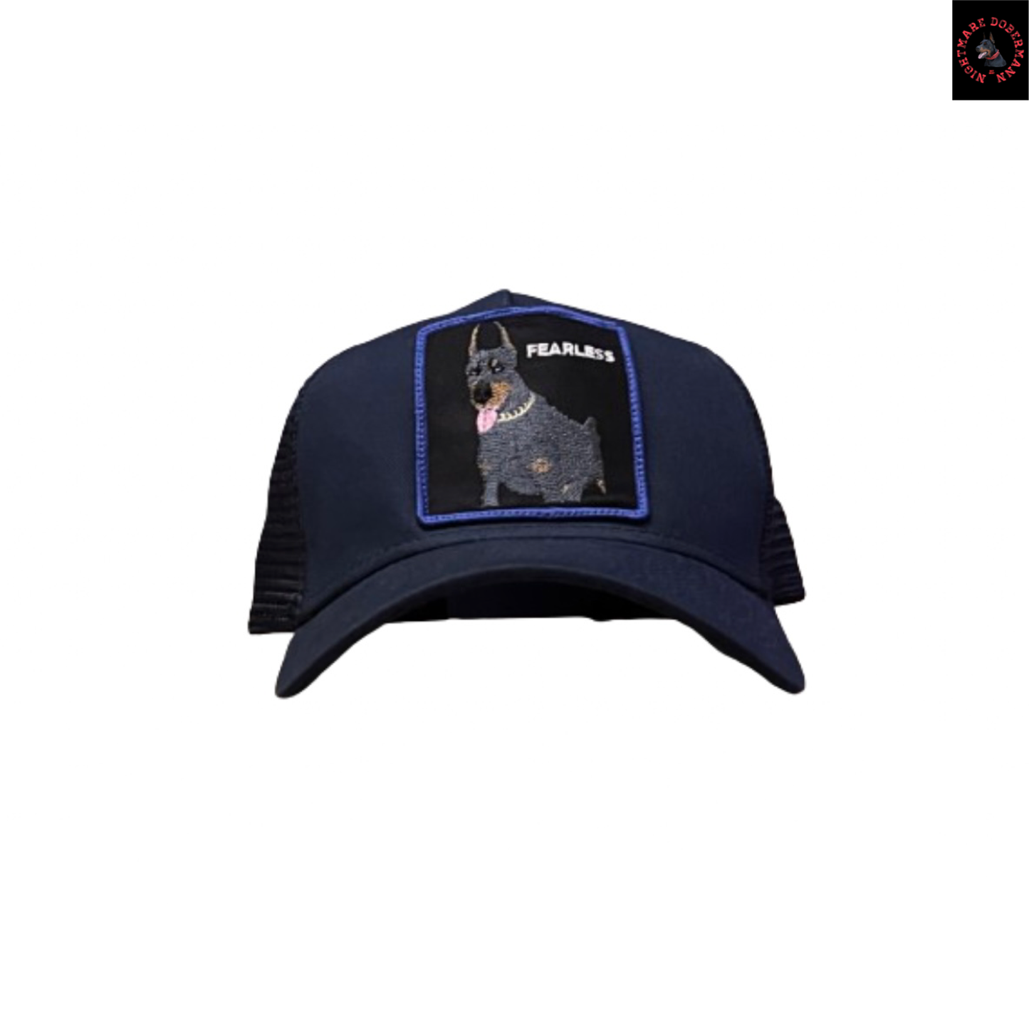 Venom Version “Fearless” Blue Trucker Hat