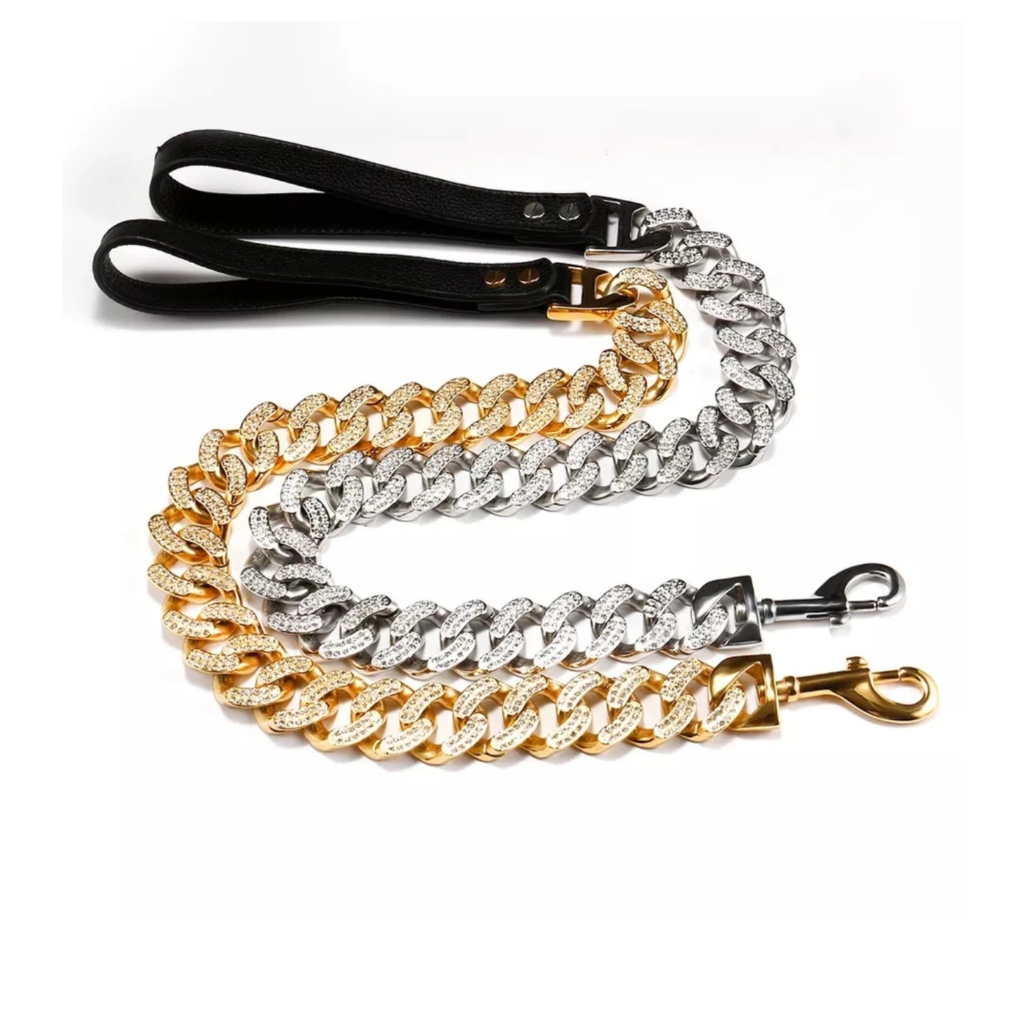 32MM Luxury Gold Chain Leash