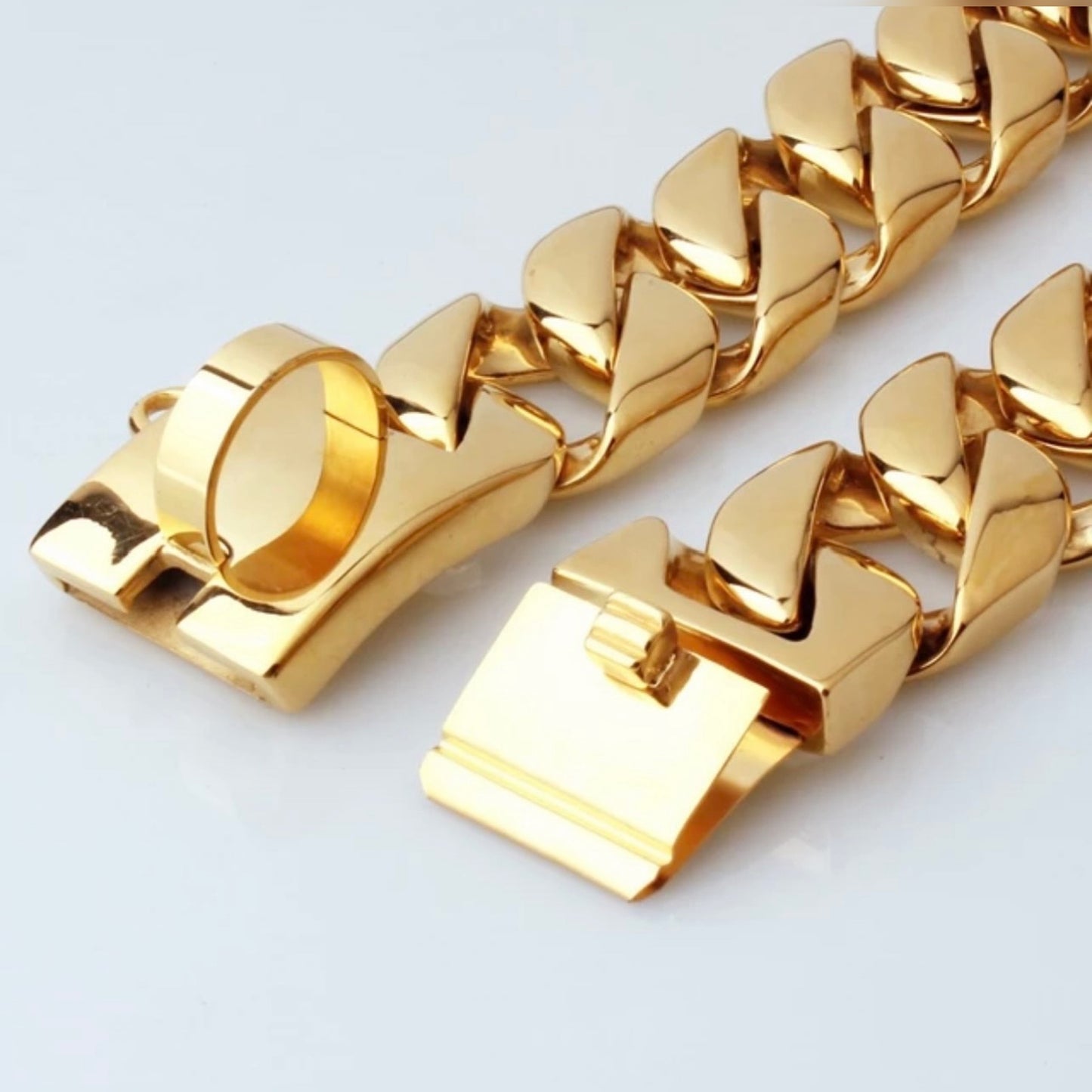 32MM Luxury Gold Chain Show Collar